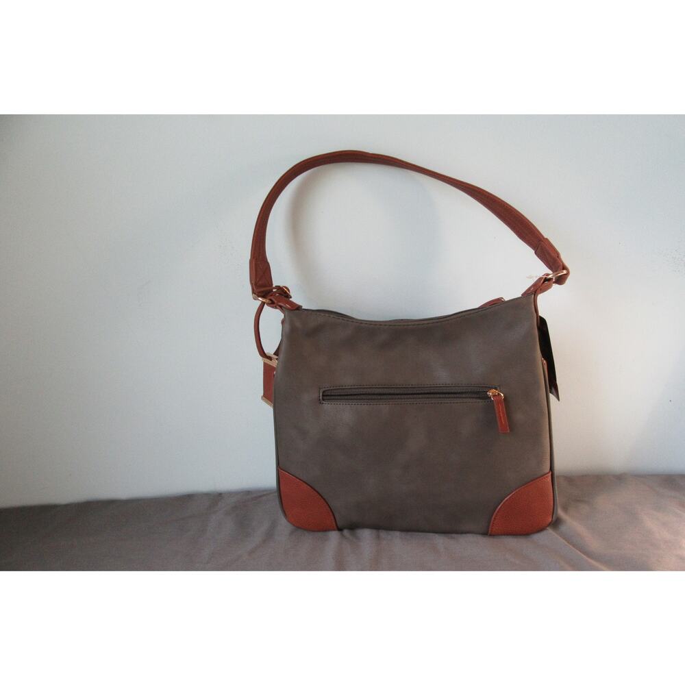 Conceal Carry Bulldog Cases Hobo Style Pocketbook Matching Holster Gray